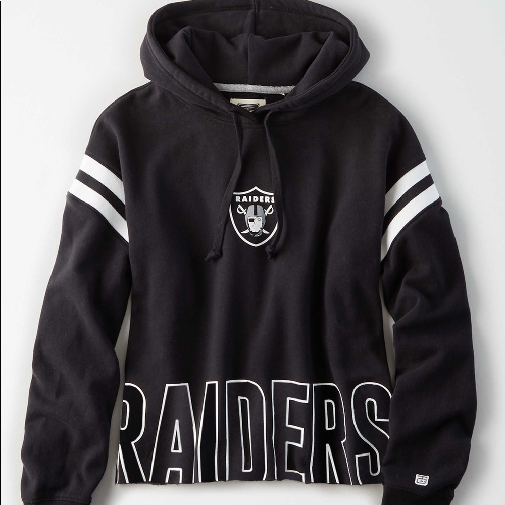 RAIDERS CROPPED HOODIE